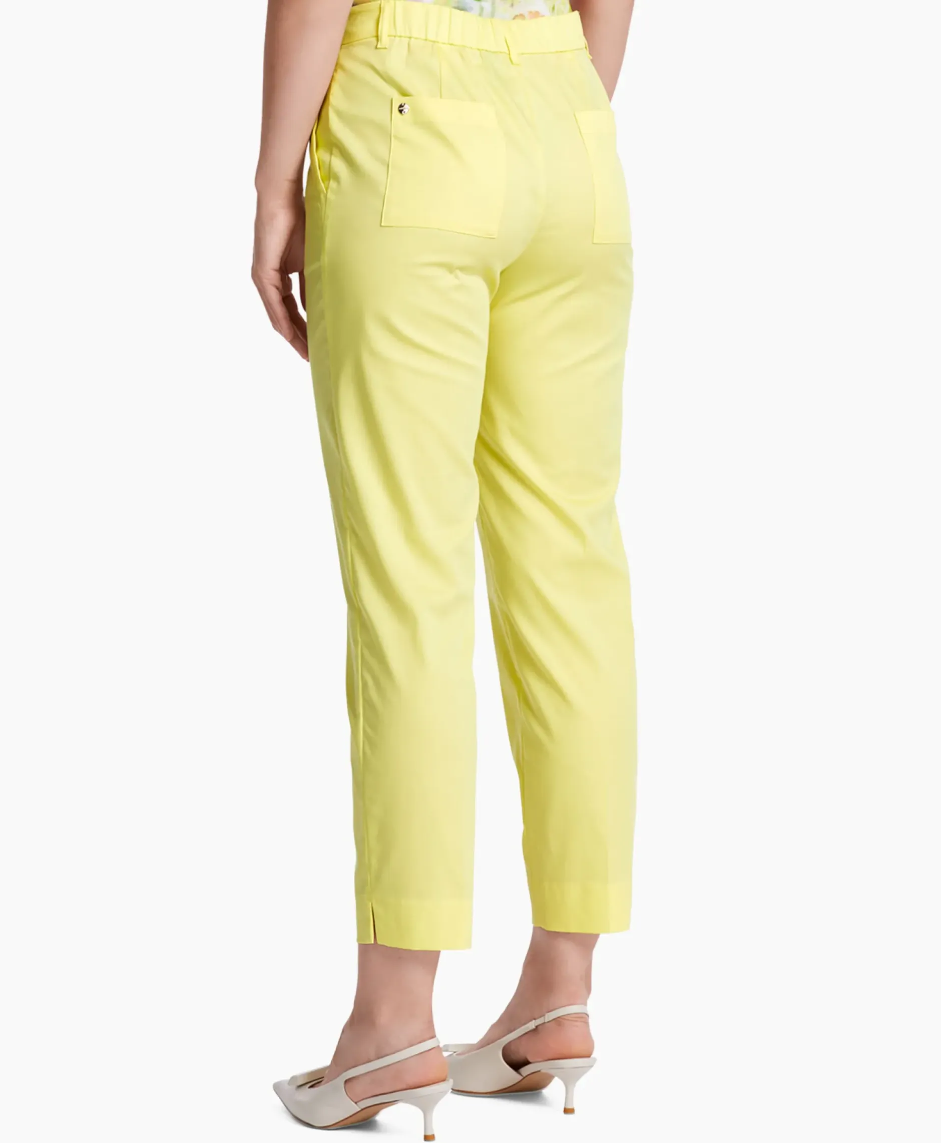 Broek Wc 81.31 W45 Midden Geel^Marccain Collectie Discount