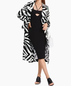 Coat Wc 11.03 W11 Print + 2 Kleurig^Marccain Collectie Outlet