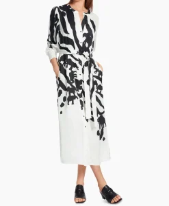 Jurk Wc 21.05 W14 Print + 2 Kleurig^Marccain Collectie Clearance