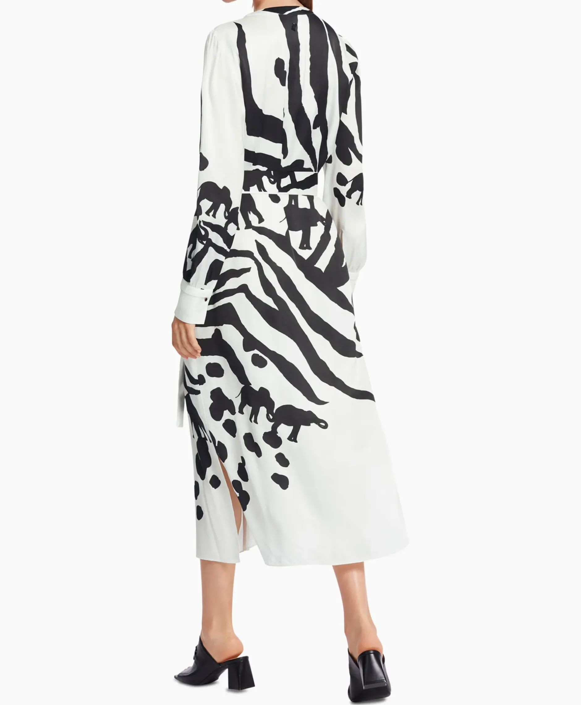 Jurk Wc 21.05 W14 Print + 2 Kleurig^Marccain Collectie Clearance