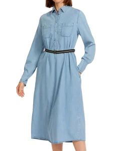 Mini Jurk Uc 21.02 D63 Licht Blauw^Marccain Collectie Sale