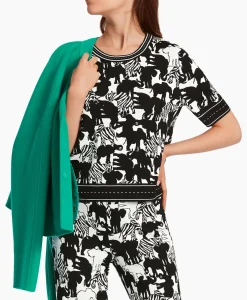 Pullover Wc 41.10 M03 Print + 2 Kleurig^Marccain Collectie Hot