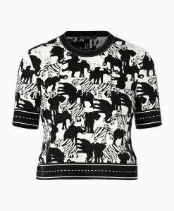 Pullover Wc 41.10 M03 Print + 2 Kleurig^Marccain Collectie Hot