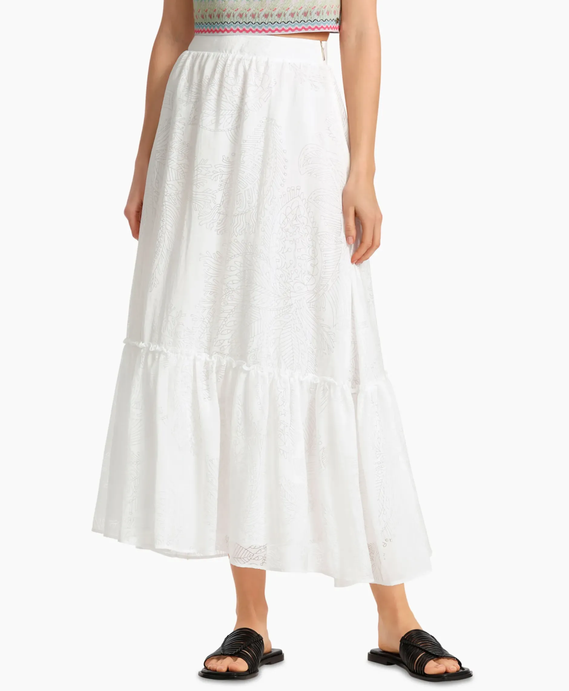 Rok Wc 71.25 W77 Wit^Marccain Collectie New