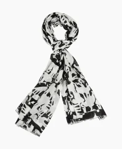 Shawl Wc B4.07 Z15 Print + 2 Kleurig^Marccain Collectie Clearance