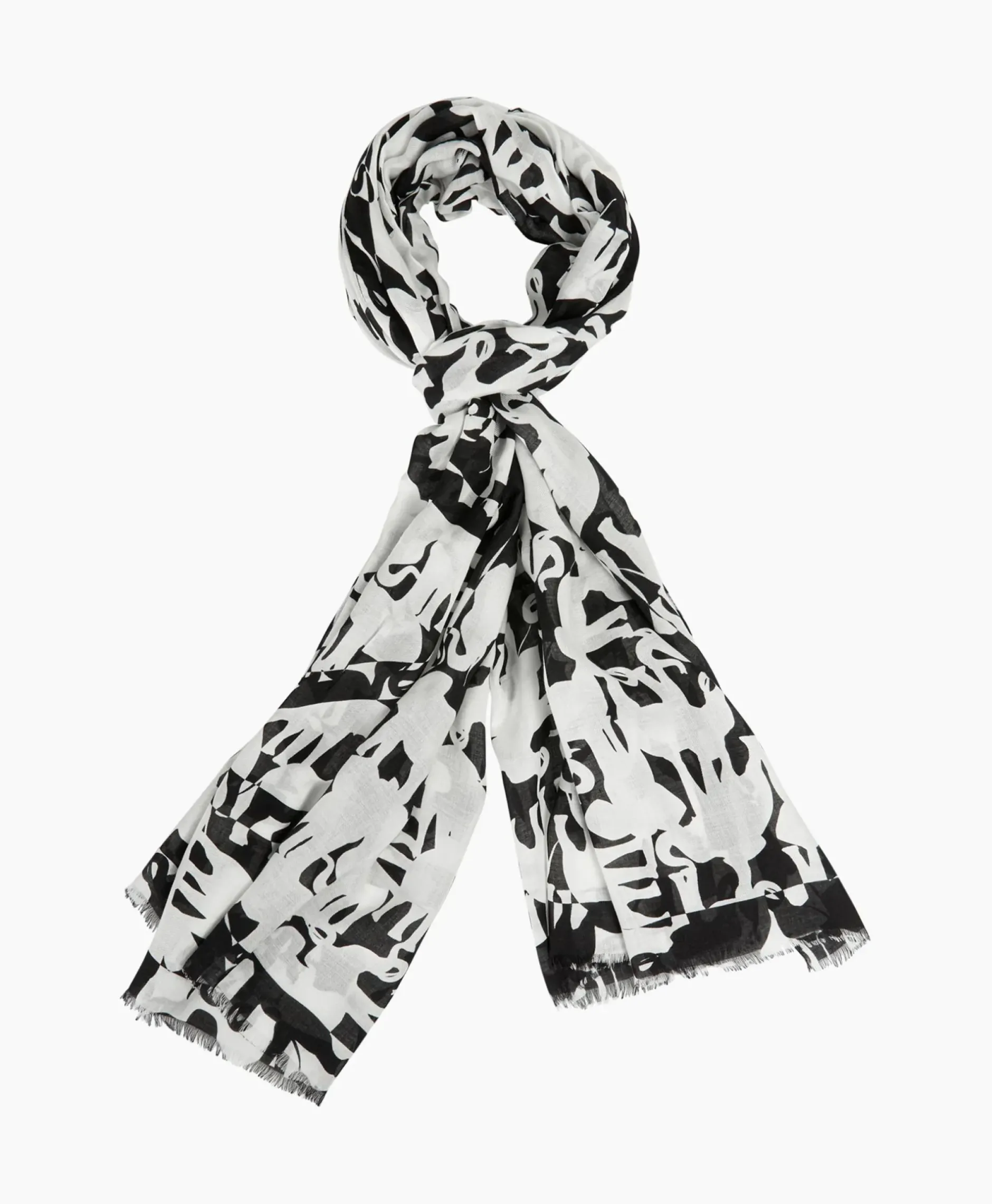 Shawl Wc B4.07 Z15 Print + 2 Kleurig^Marccain Collectie Clearance