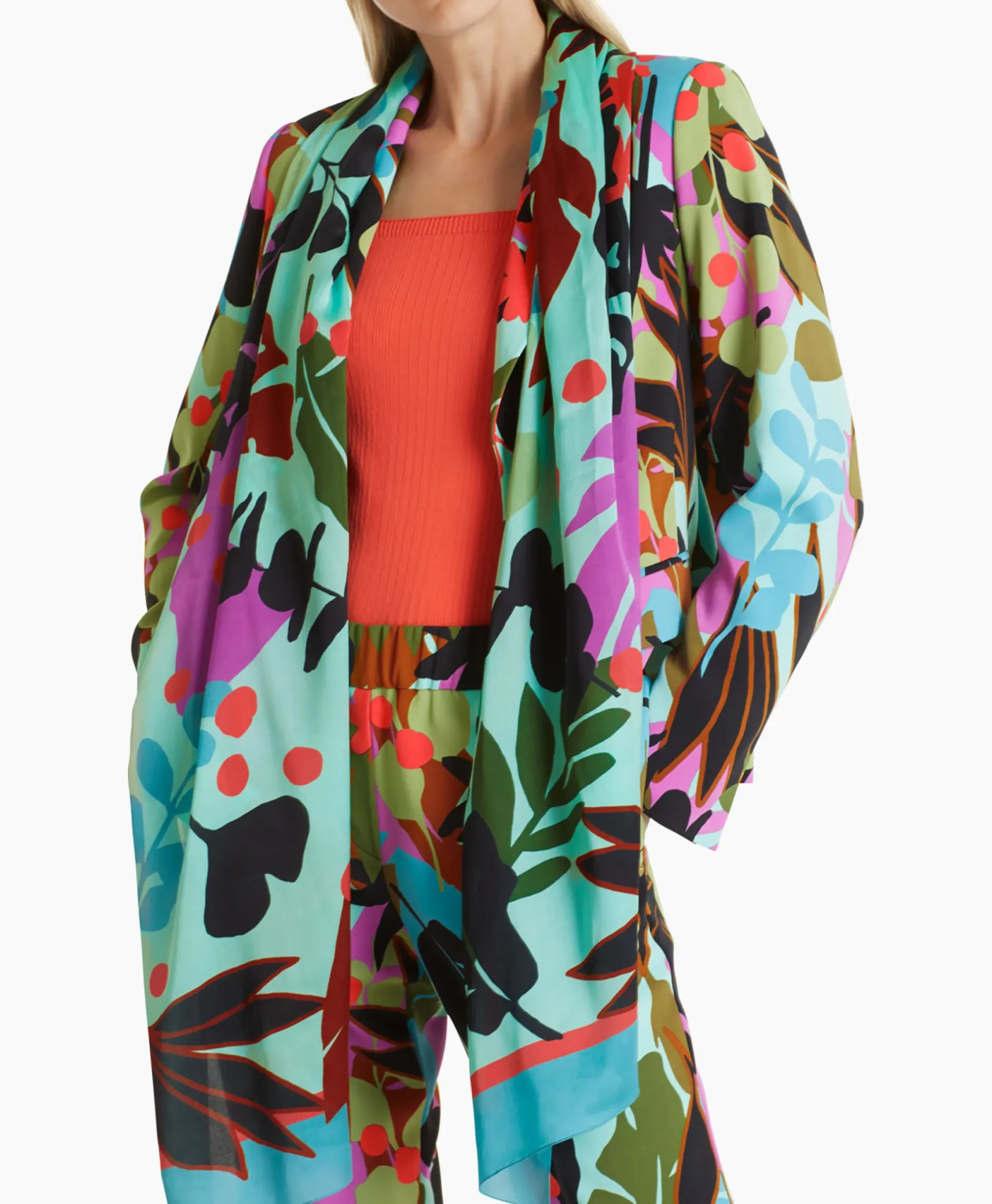Shawl Wc B4.15 Z11 Turquoise^Marccain Collectie Outlet