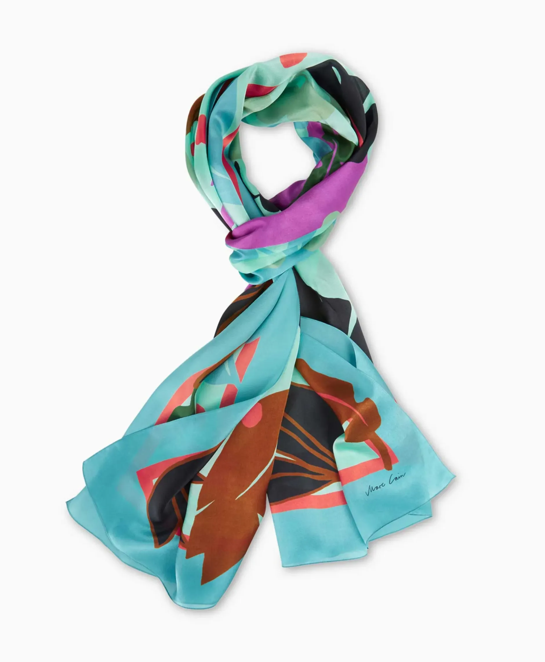 Shawl Wc B4.15 Z11 Turquoise^Marccain Collectie Outlet