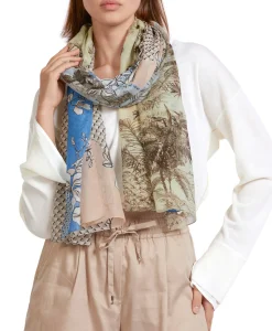 Sjaal Uc B4.15 Z08 Donker Groen^Marccain Collectie Online
