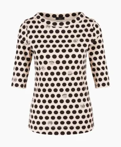 T-Shirt Vc 48.45 J08 Zwart^Marccain Collectie New