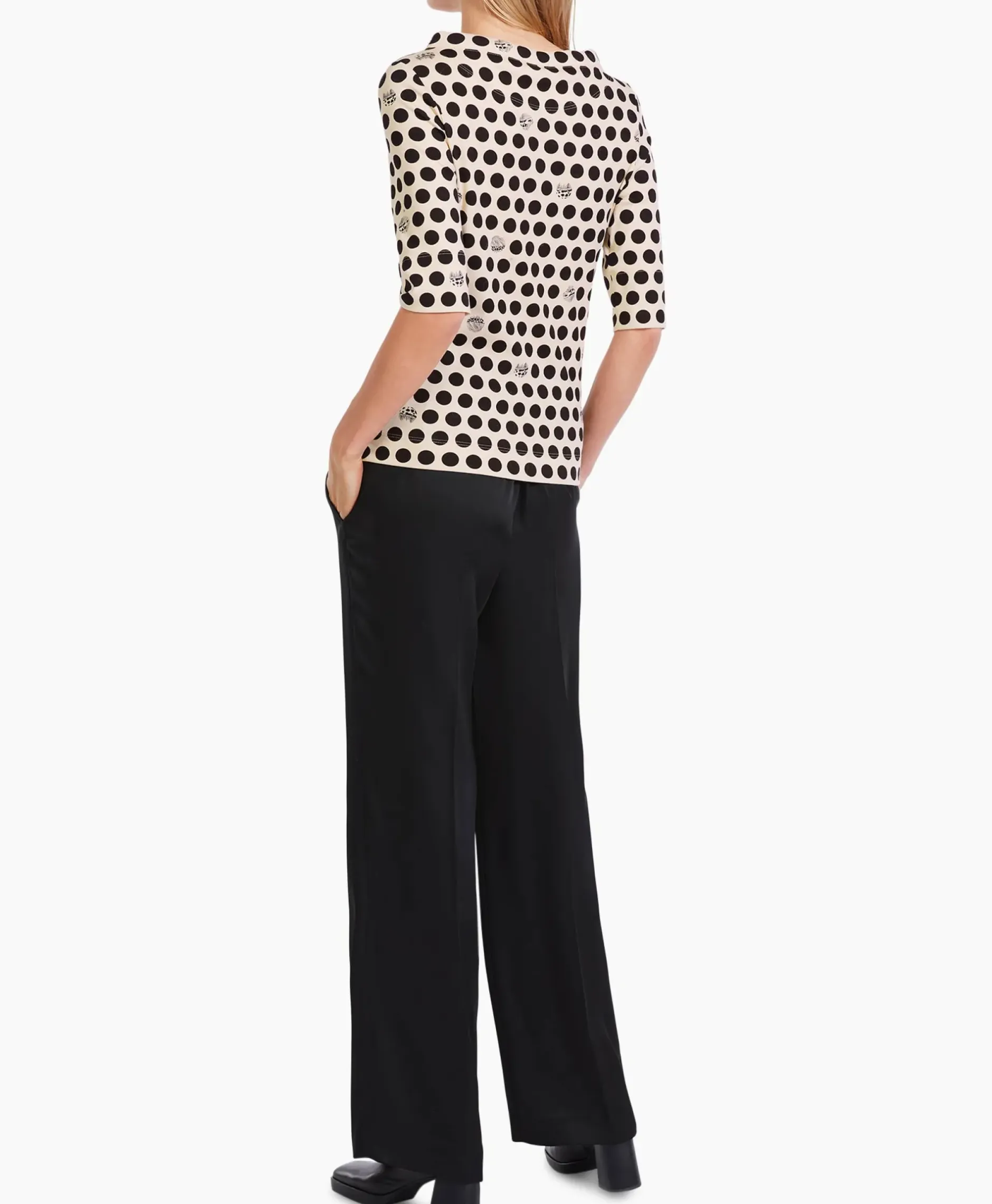 T-Shirt Vc 48.45 J08 Zwart^Marccain Collectie New