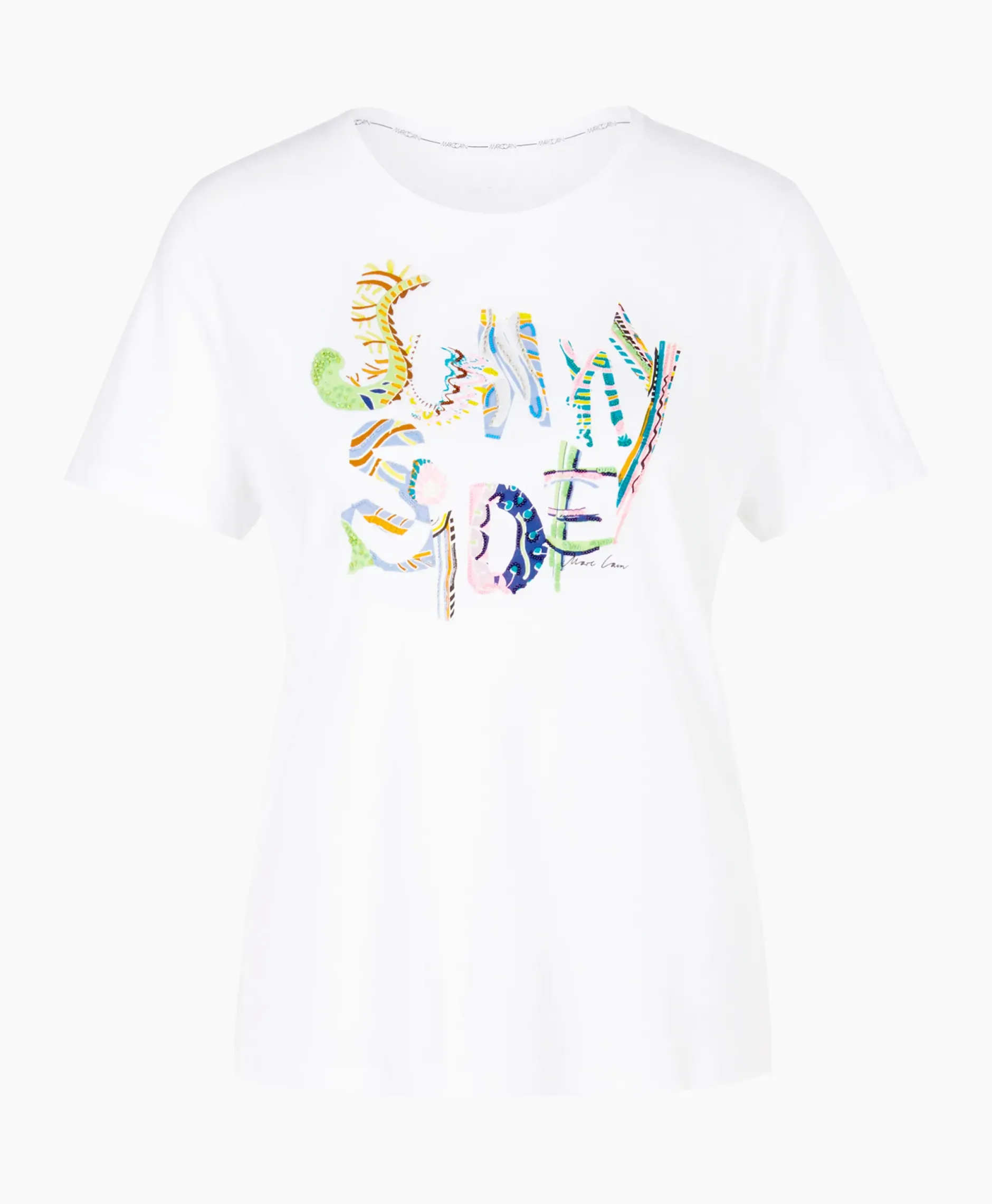 T-Shirt Wc 48.32 J73 Wit^Marccain Collectie New