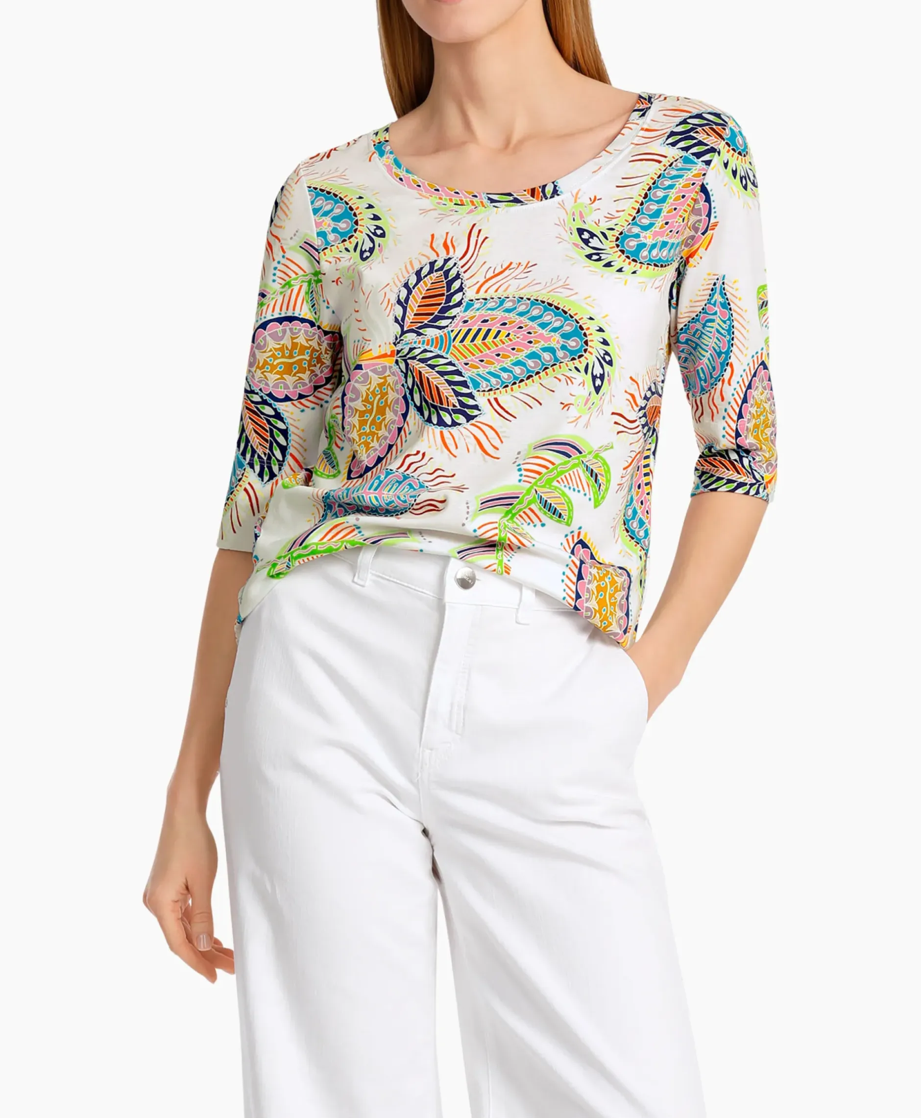 T-Shirt Wc 48.66 J47 Off White^Marccain Collectie