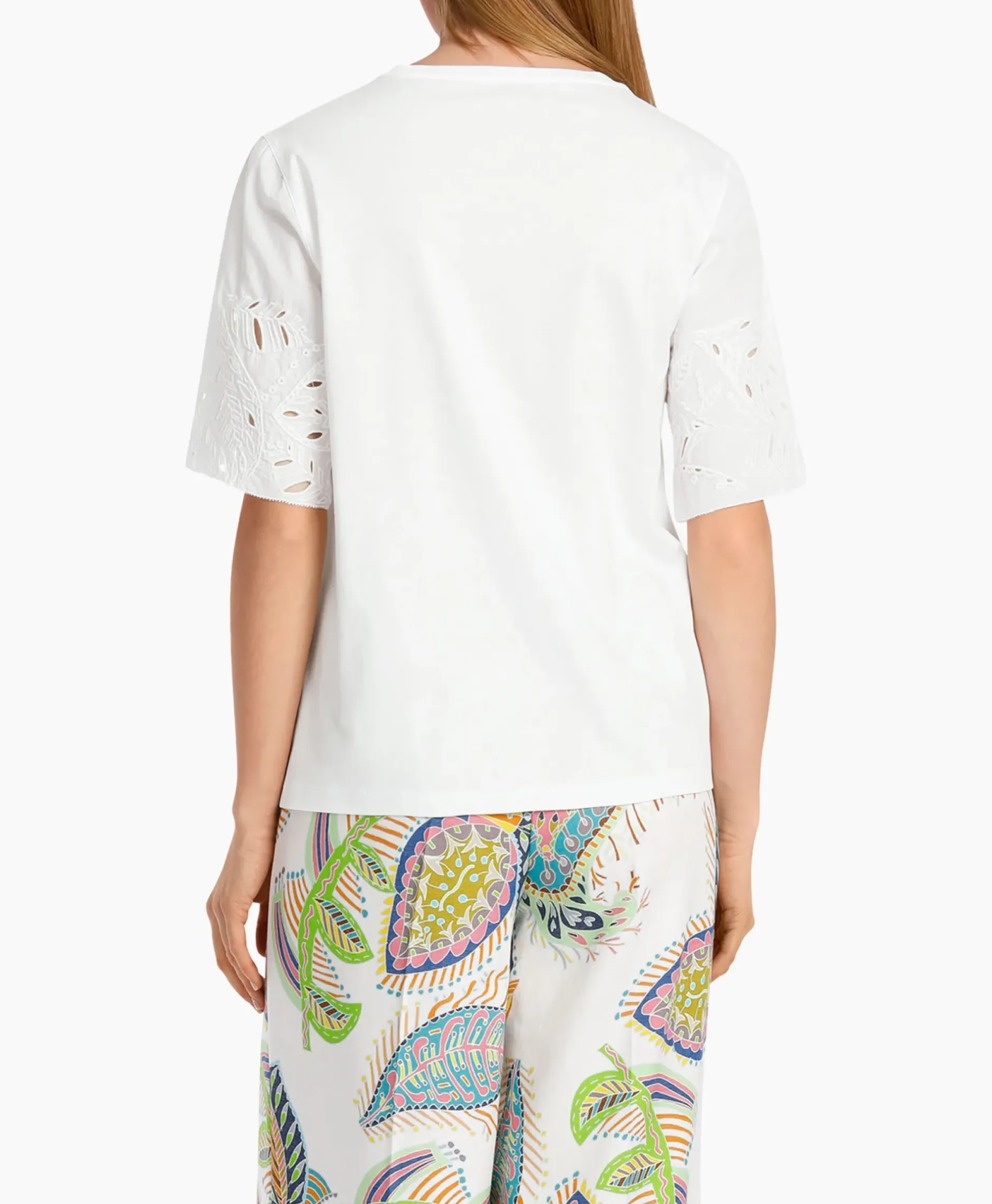 T-Shirt Wc 48.62 J81 Wit^Marccain Collectie Clearance