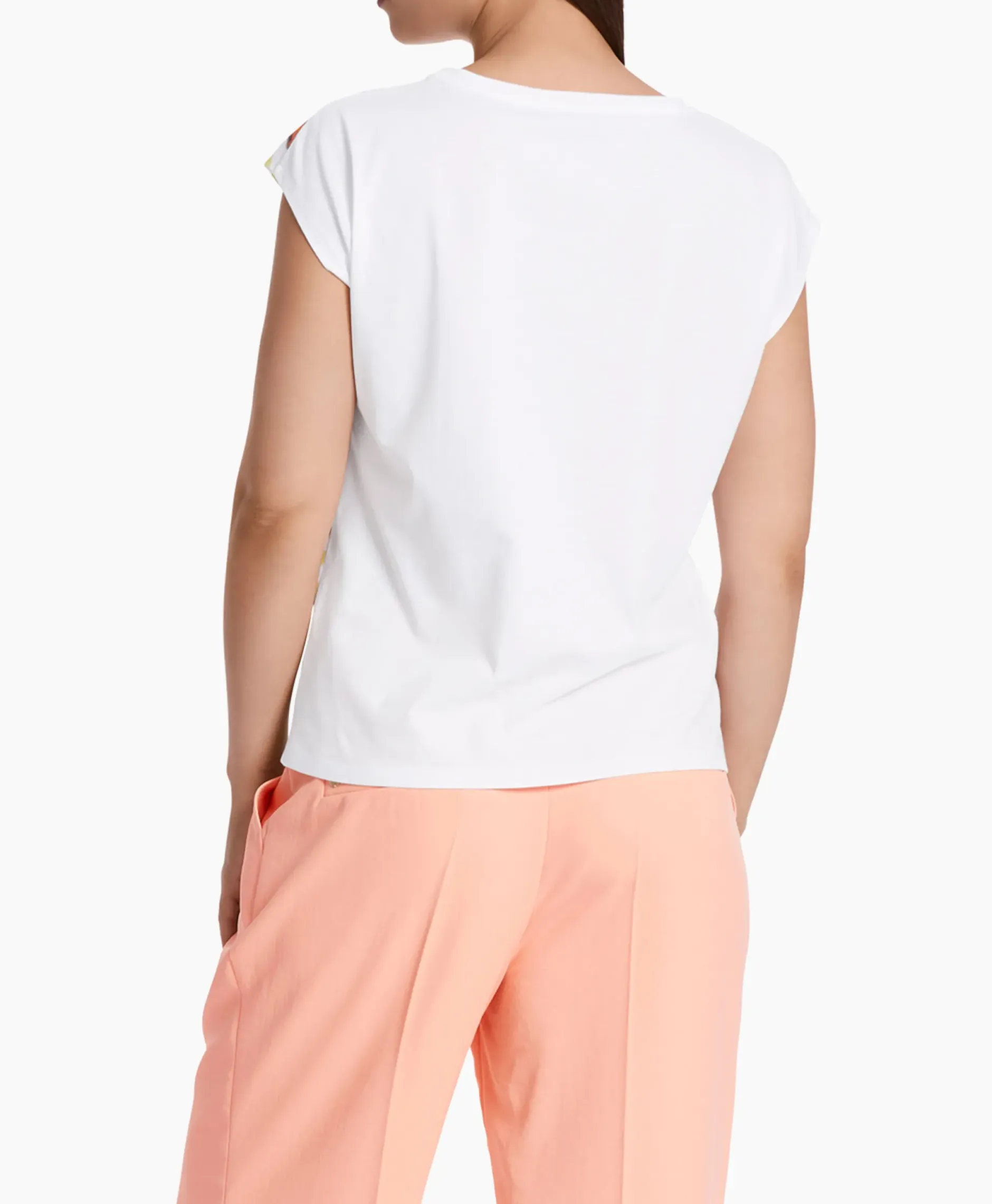 T-Shirt Wc 48.67 J25 Wit^Marccain Collectie Best