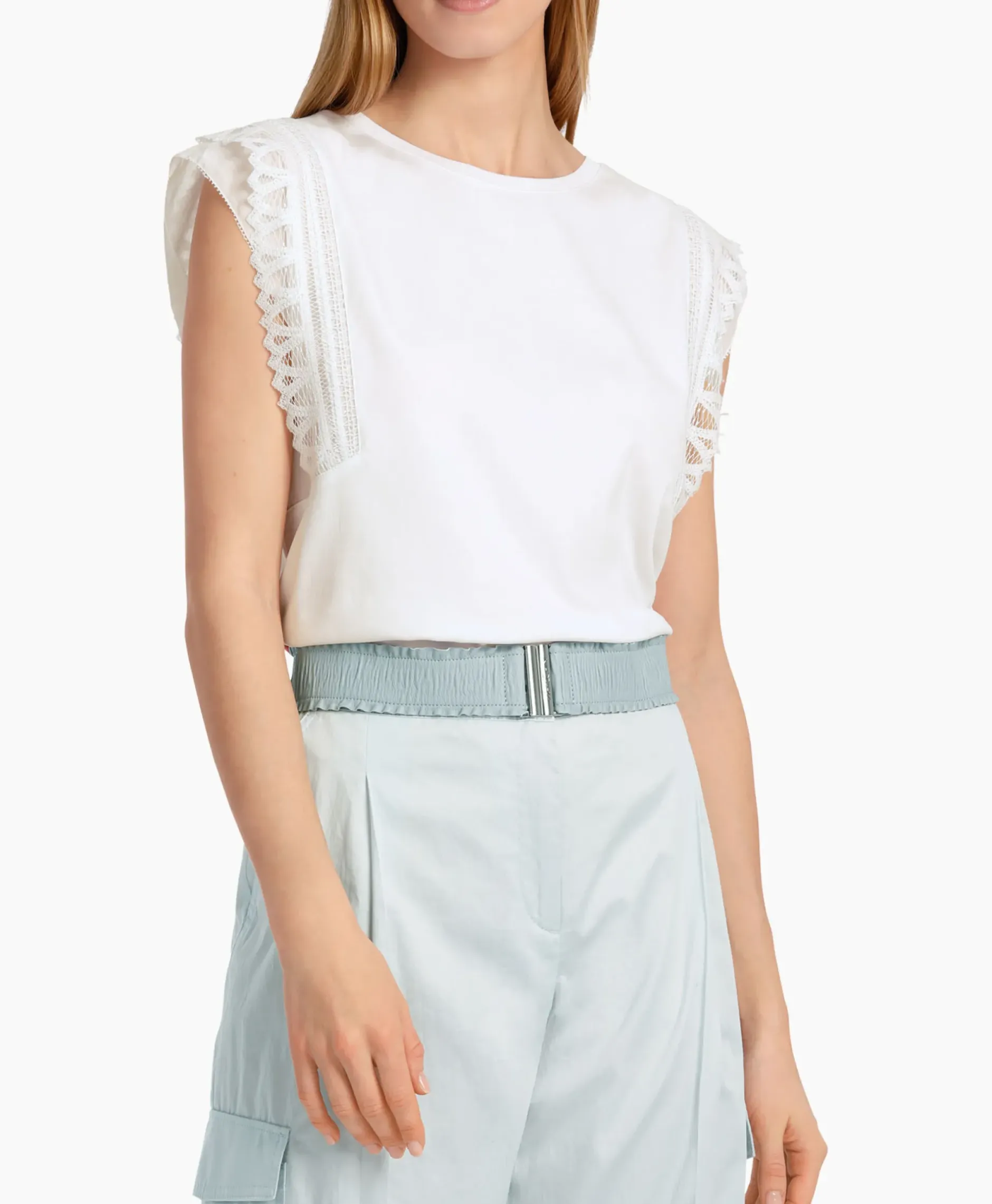 T-Shirt Wc 48.44 J14 Wit^Marccain Collectie Discount