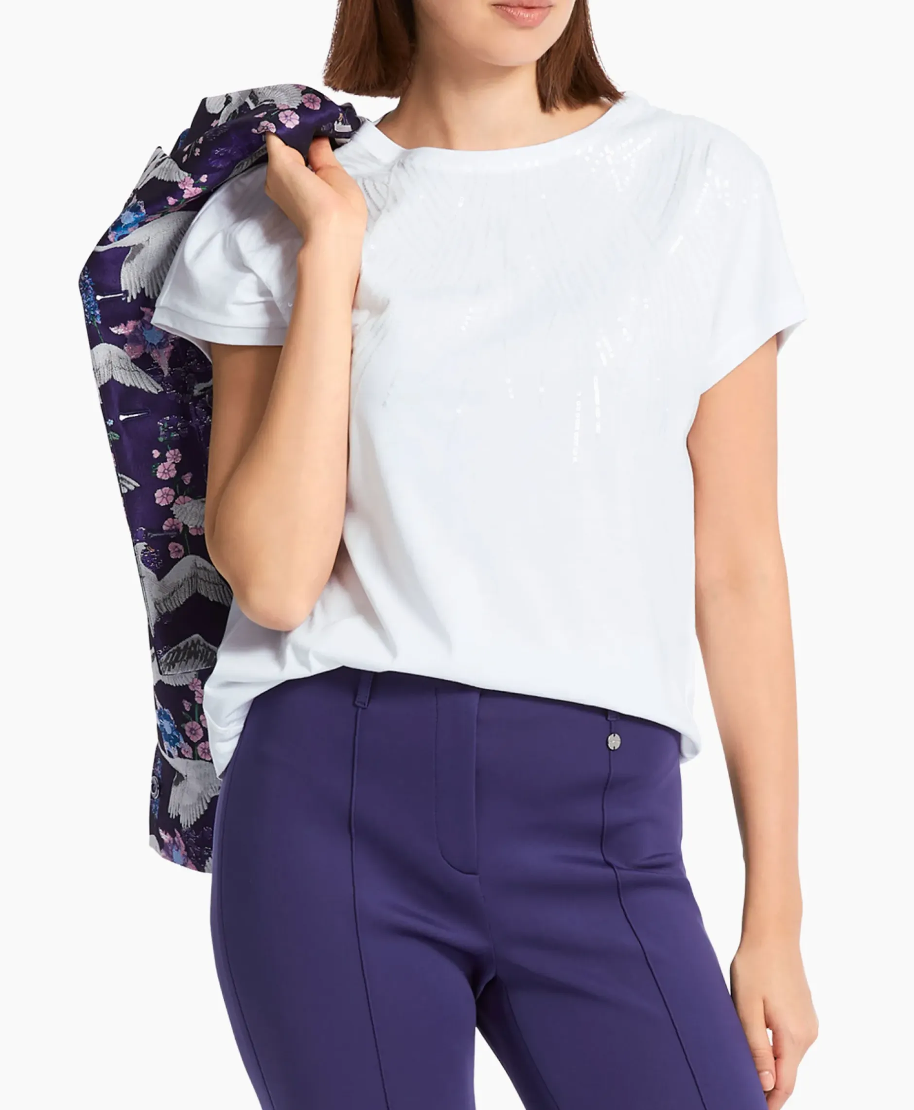 T-Shirt Wc 48.46 J36 Wit^Marccain Collectie Sale