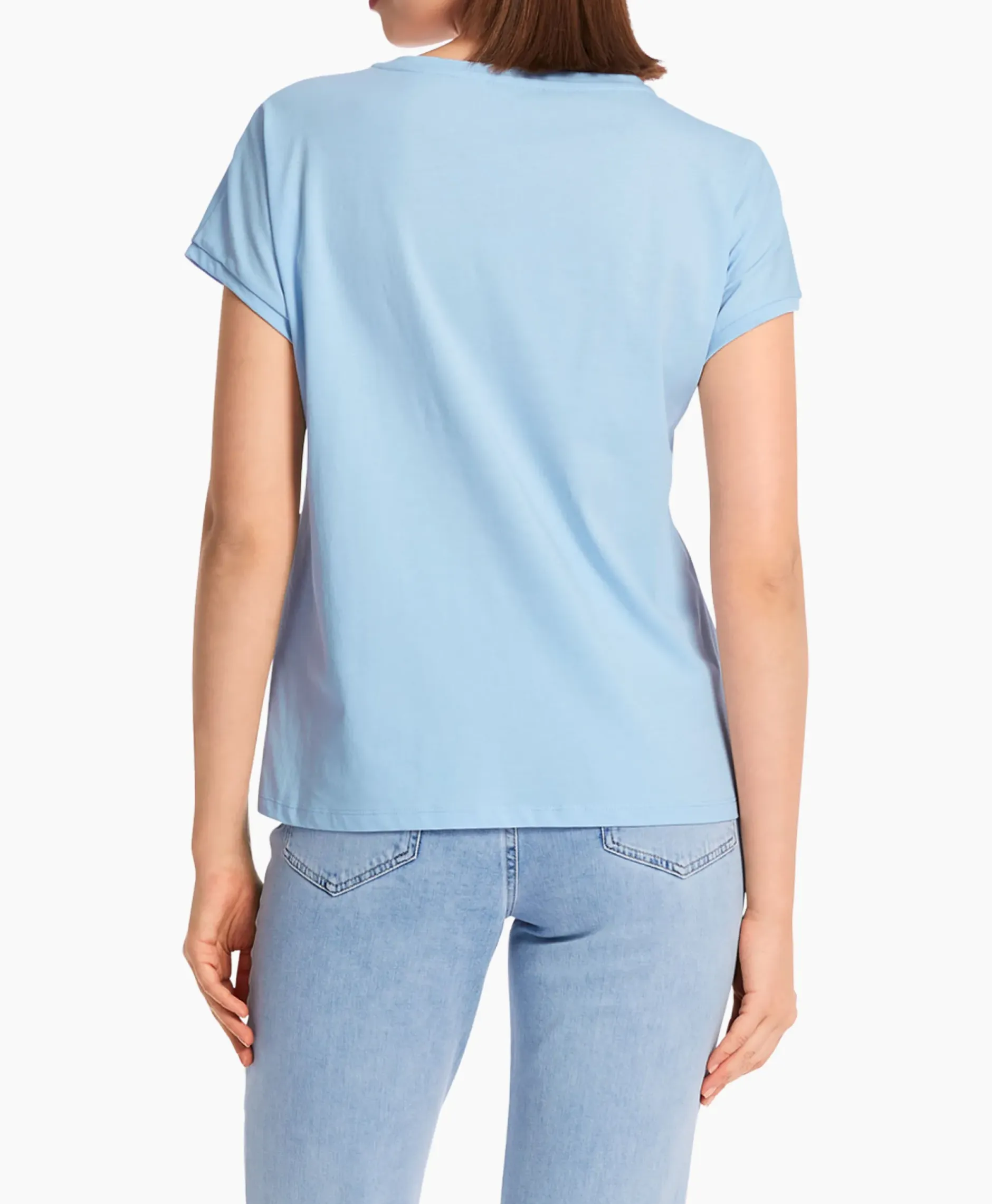 T-Shirt Wc 48.46 J36 Licht Blauw^Marccain Collectie New