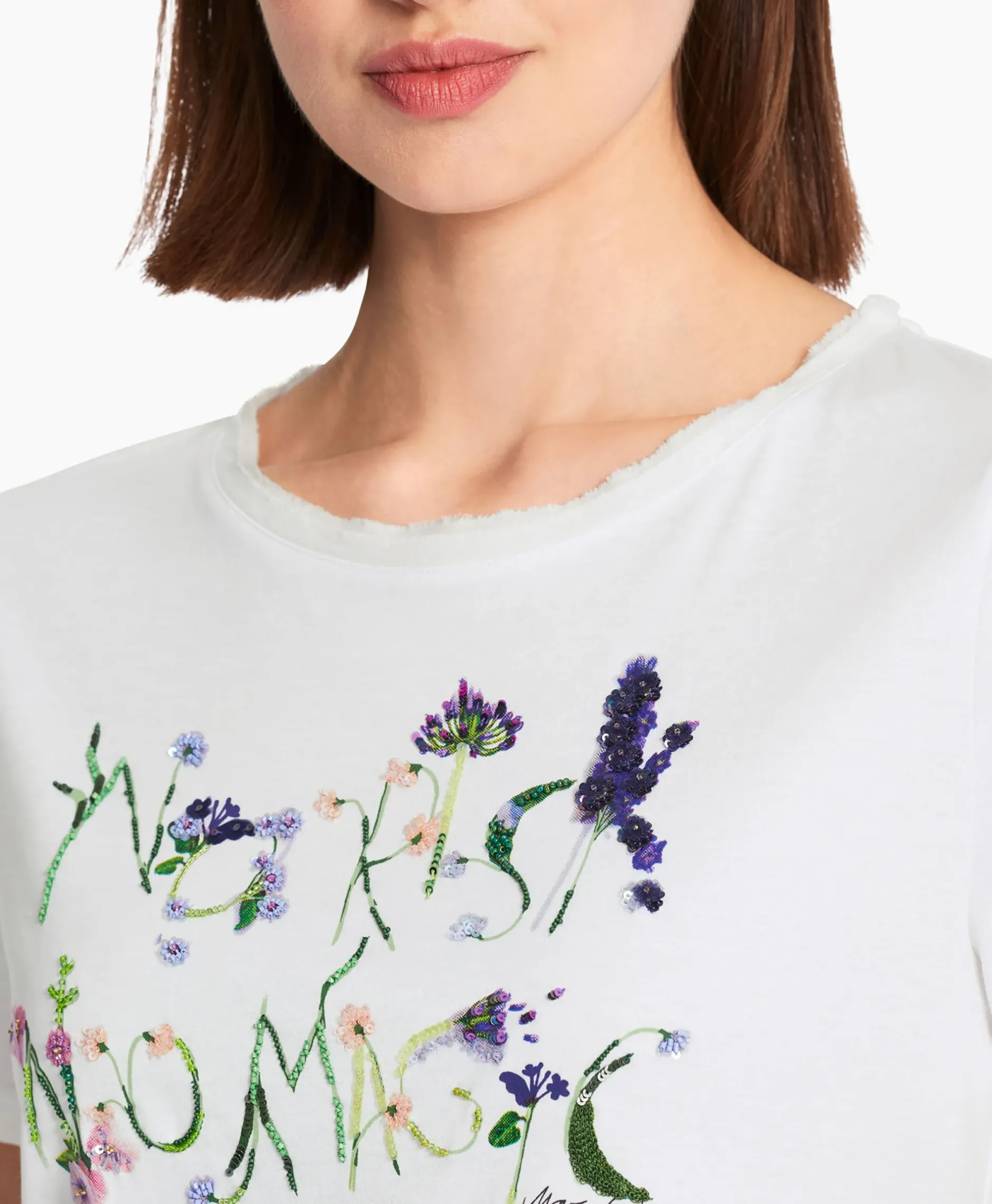 T-Shirt Wc 48.32 J39 Wit^Marccain Collectie Sale