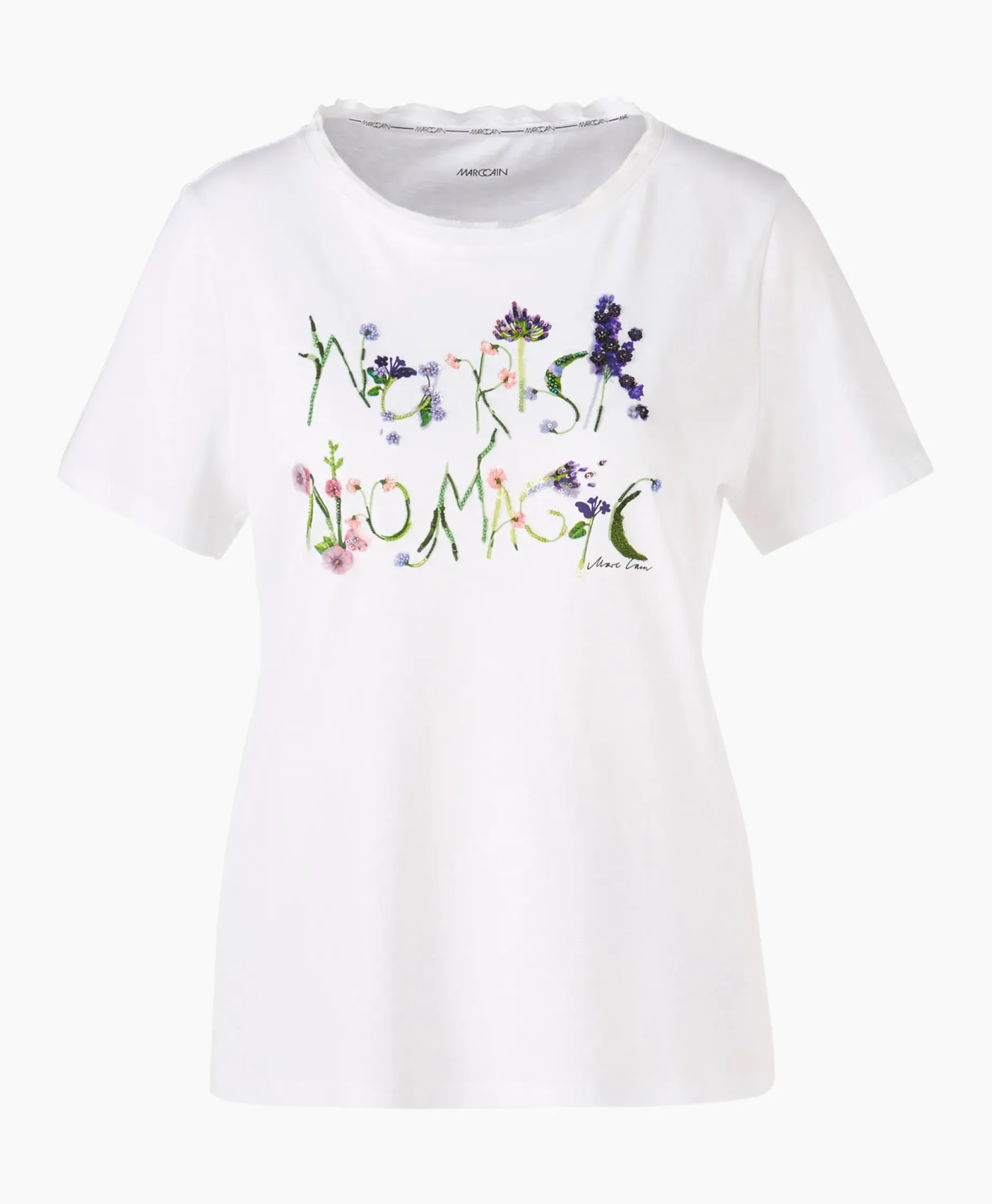 T-Shirt Wc 48.32 J39 Wit^Marccain Collectie Sale
