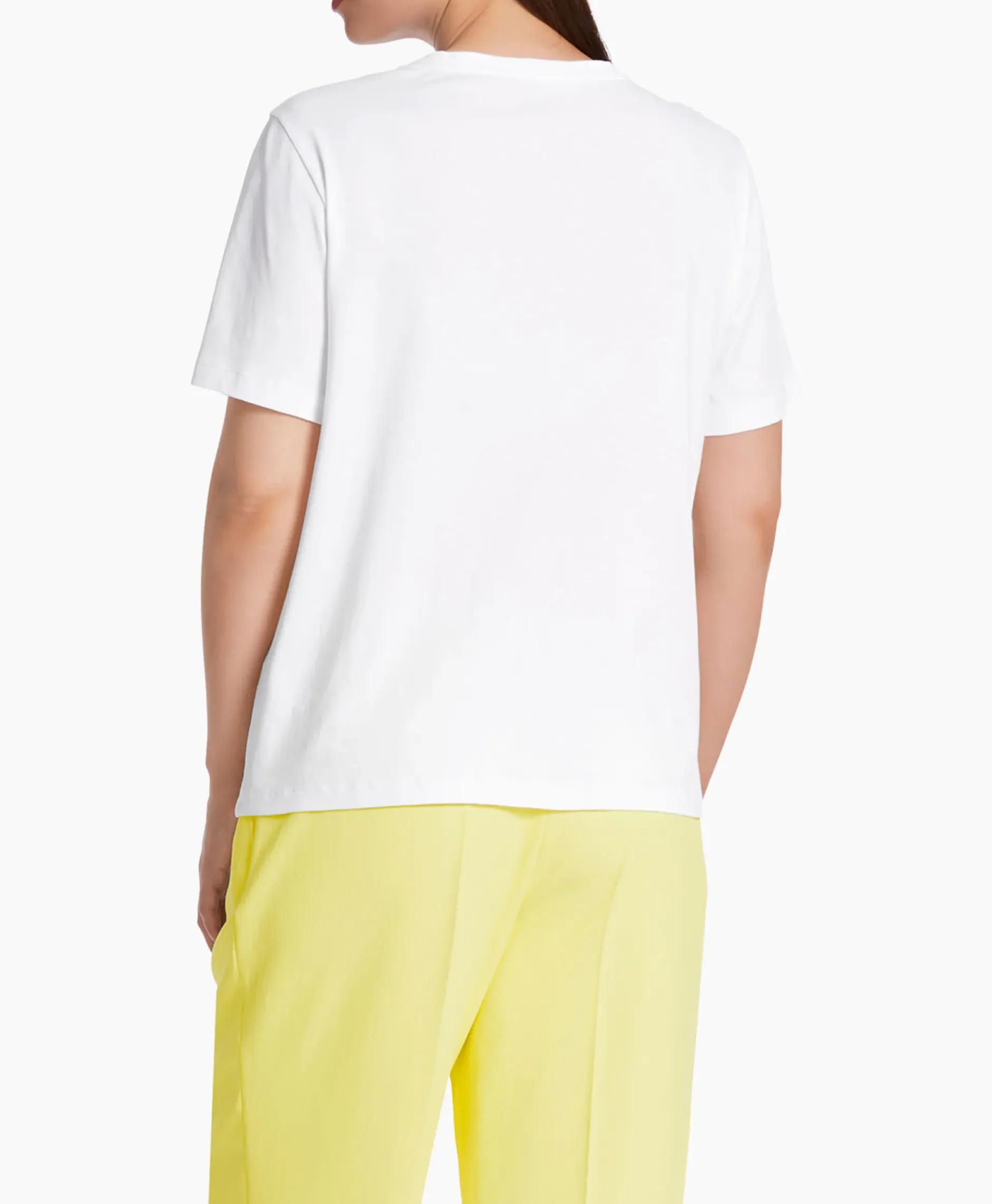T-Shirt Wc 48.11 J40 Wit^Marccain Collectie
