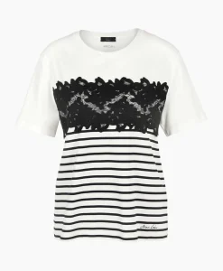 T-Shirt Wc 48.10 J16 Print + 2 Kleurig^Marccain Collectie New