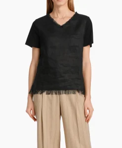T-Shirt Wc 48.41 J79 Zwart^Marccain Collectie