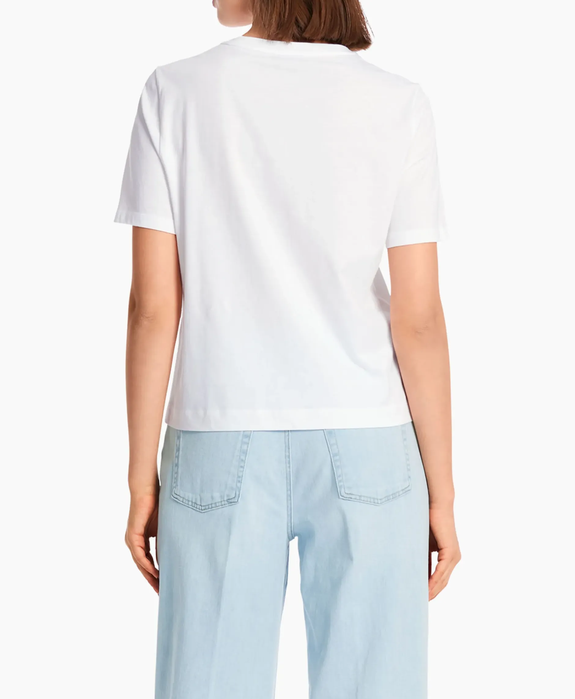 T-Shirt Wc 48.06 J29 Wit^Marccain Collectie Outlet