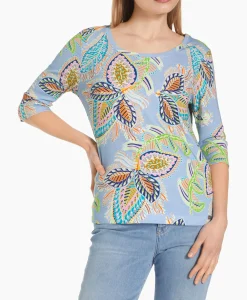 T-Shirt Wc 48.66 J47 Licht Blauw^Marccain Collectie Hot