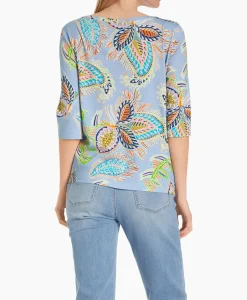 T-Shirt Wc 48.66 J47 Licht Blauw^Marccain Collectie Hot