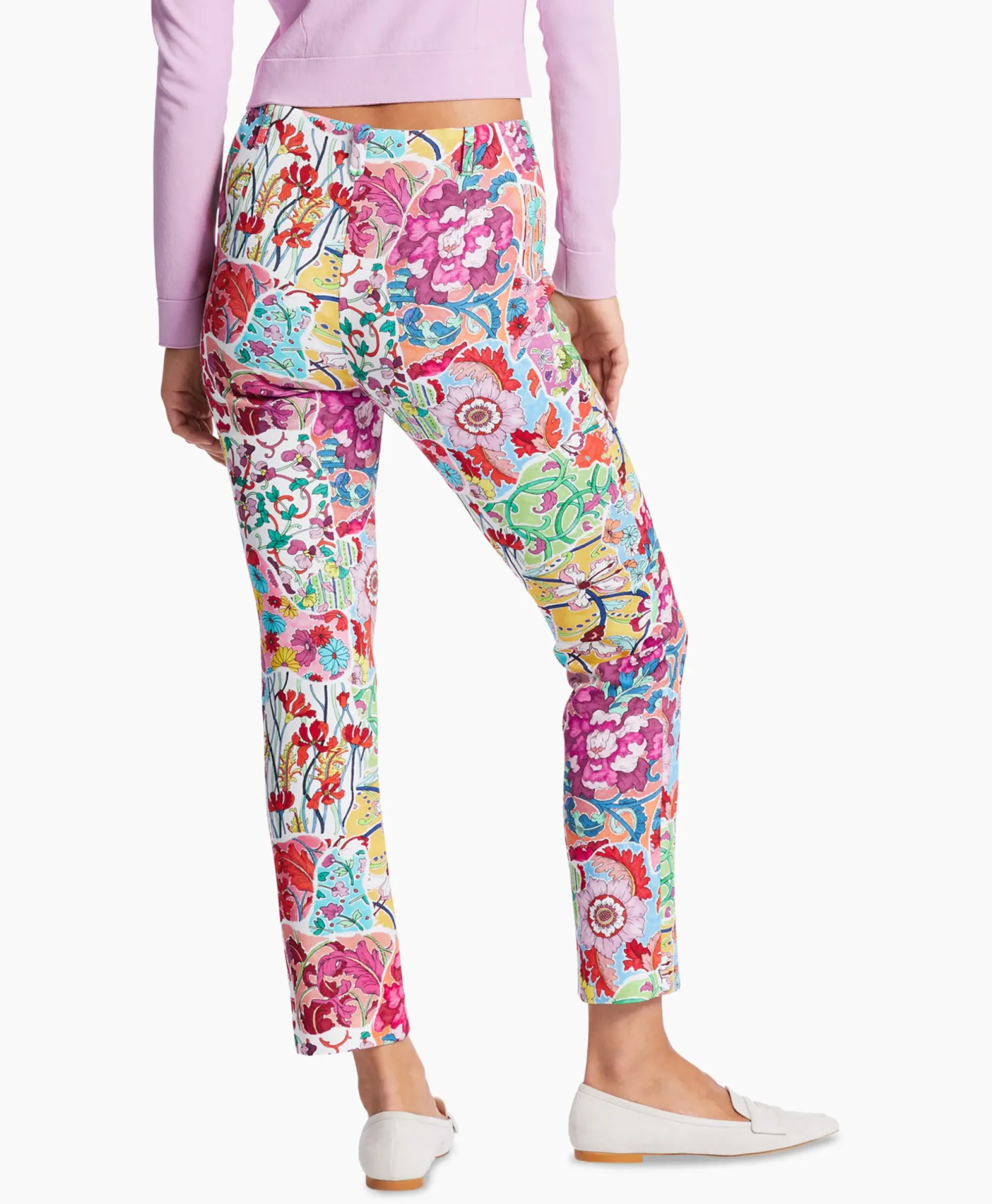 Bloemenbroek Wp 81.11 J04 Licht Rood^Marc Cain Pants Discount