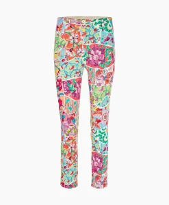 Bloemenbroek Wp 81.11 J04 Licht Rood^Marc Cain Pants Discount