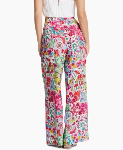 Bloemenbroek Wp 81.34 W10 Licht Rood^Marc Cain Pants Online