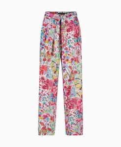 Bloemenbroek Wp 81.34 W10 Licht Rood^Marc Cain Pants Online