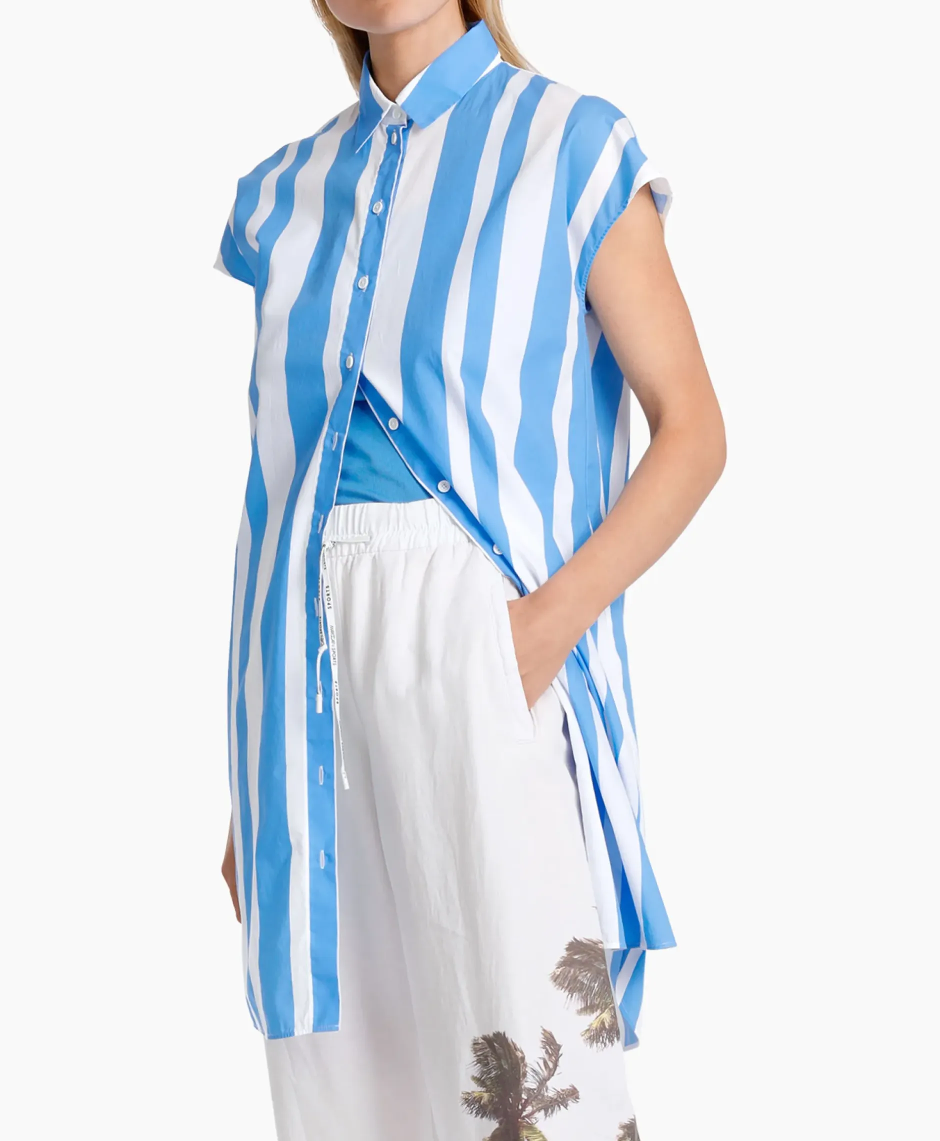 Jurk Ws 21.53 W84 Donker Blauw^Marccain Sport Discount