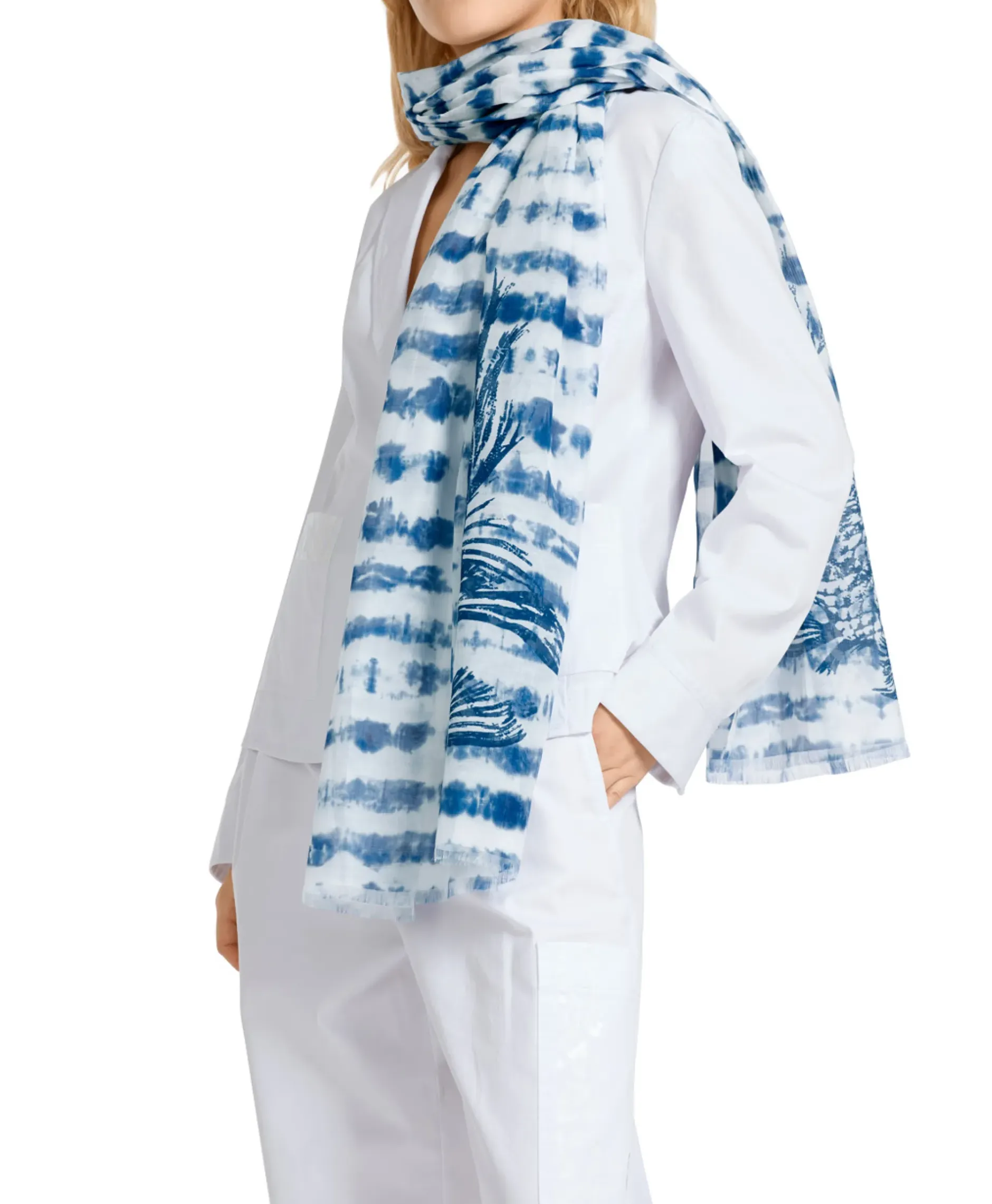 Sjaal Us B4.07 Z27 Blauw^Marccain Sport Outlet