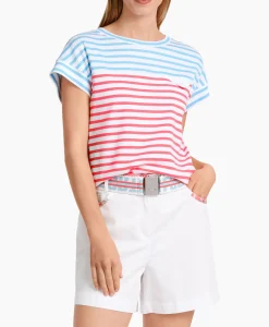 T-Shirt Ws 48.42 J90 Blauw^Marccain Sport Discount