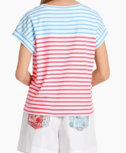 T-Shirt Ws 48.42 J90 Blauw^Marccain Sport Discount