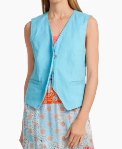 Vest Ws 37.04 W03 Blauw^Marccain Sport New
