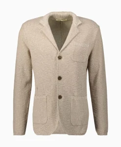 Jack Knit With Rib Details Beige^Maurizio Baldassari Online