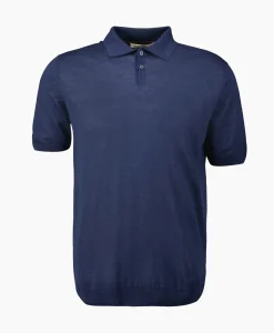 Polo Light Knitted Donker Blauw^Maurizio Baldassari New