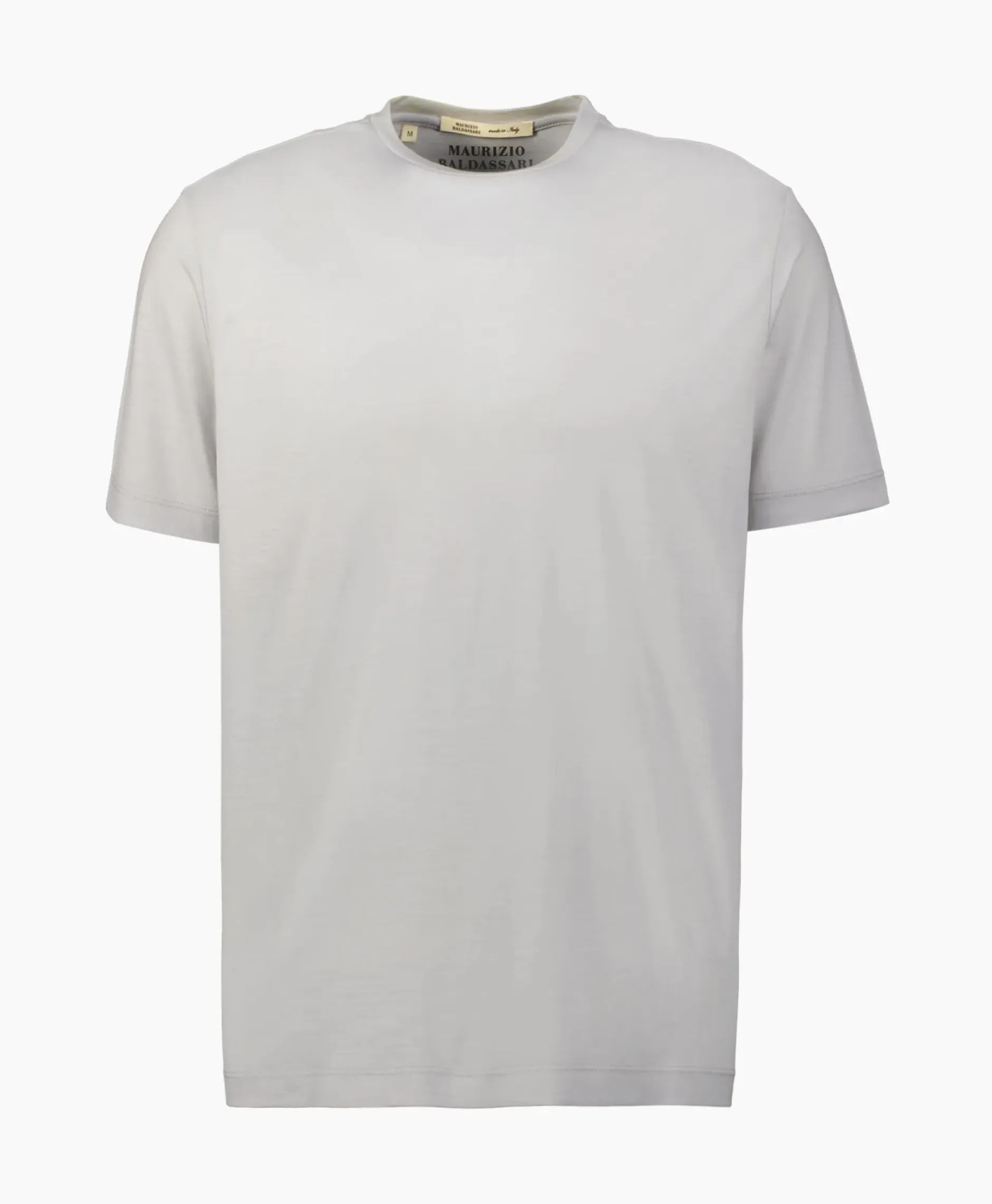 T-Shirt Korte Mouw Short Sleeves Beige^Maurizio Baldassari Outlet