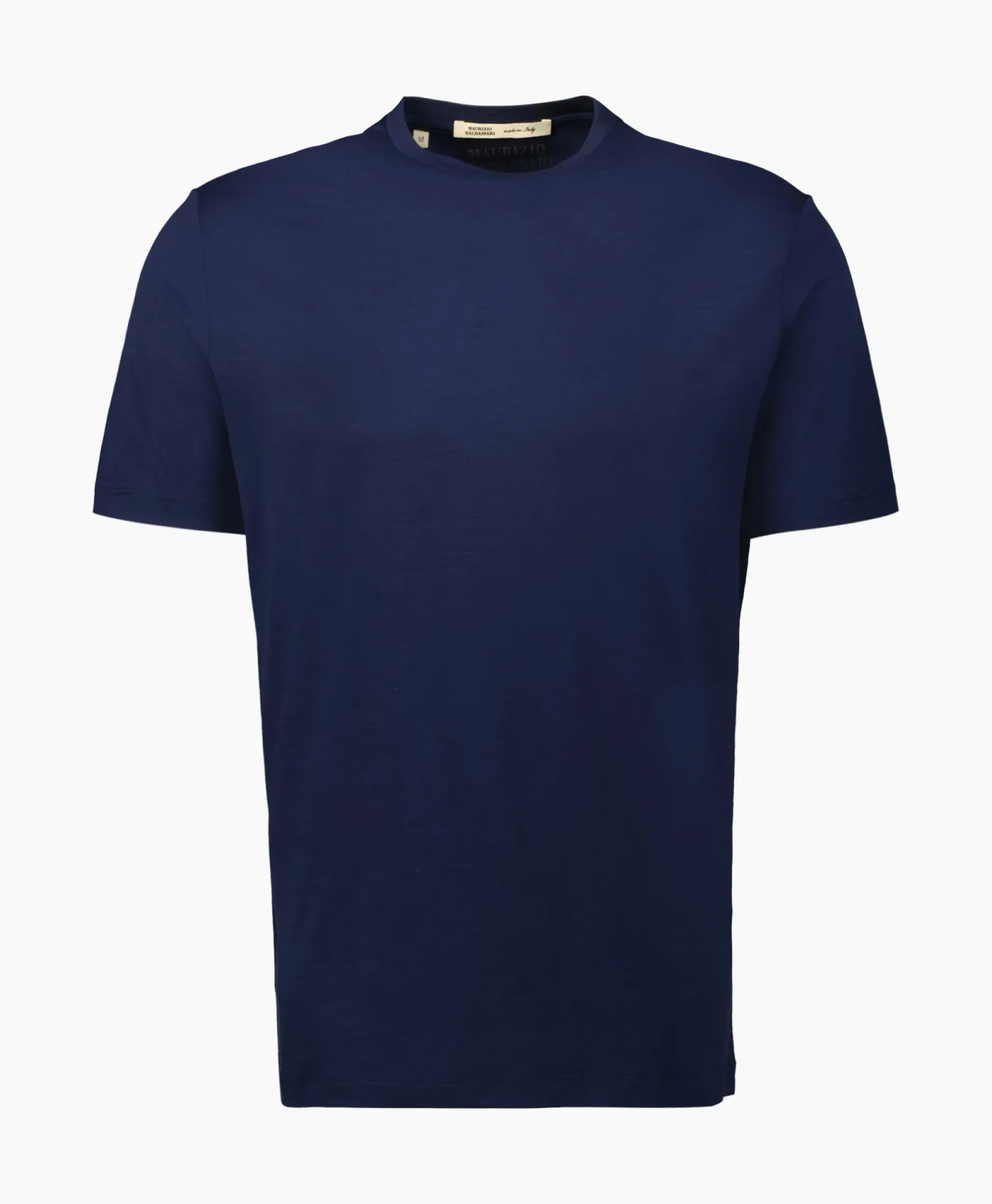 T-Shirt Korte Mouw Short Sleeves Blauw^Maurizio Baldassari New