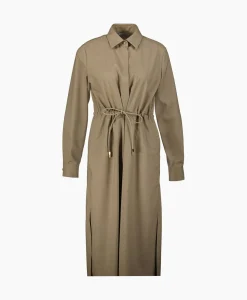 Maxi Jurk Monia Bruin^Maxmara Outlet