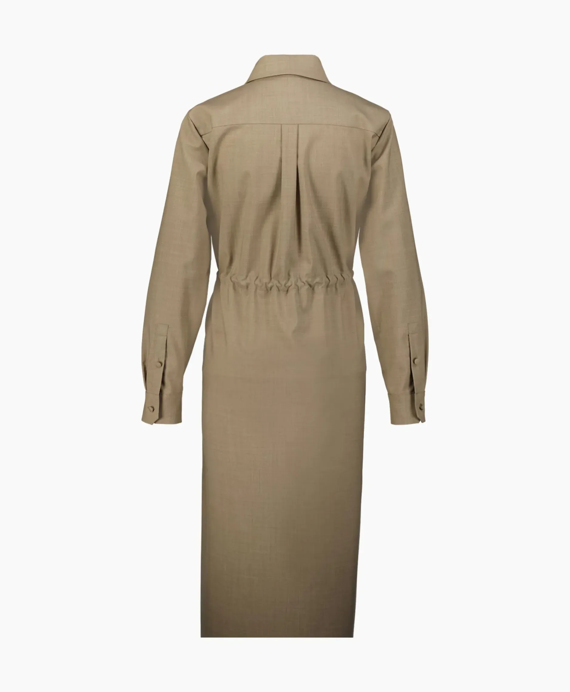 Maxi Jurk Monia Bruin^Maxmara Outlet