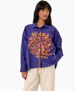 Blouse 51/Shirt Greta Blauw^Mii Collection