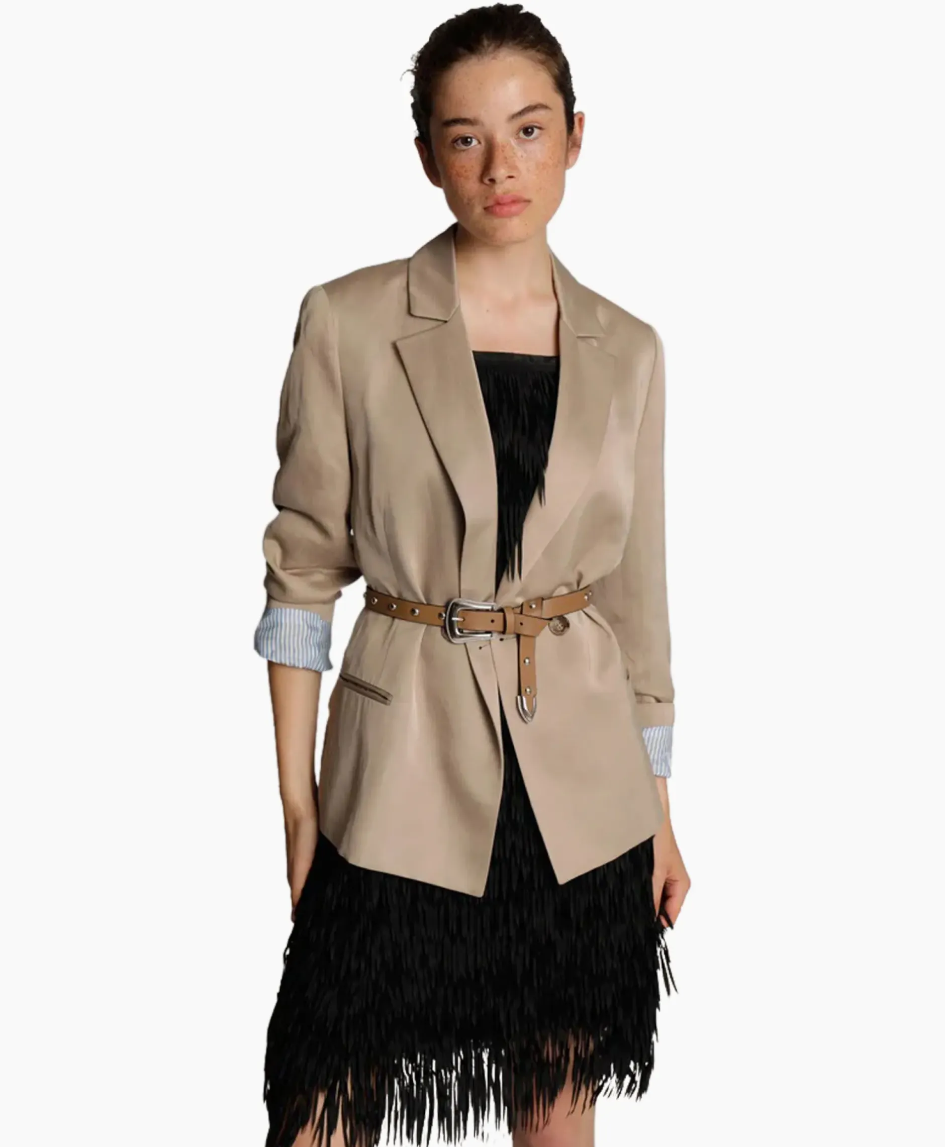 Blazer Monstera Beige^Munthe