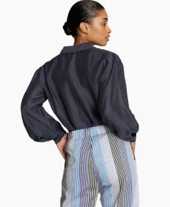 Blouse Mavender Donker Blauw^Munthe