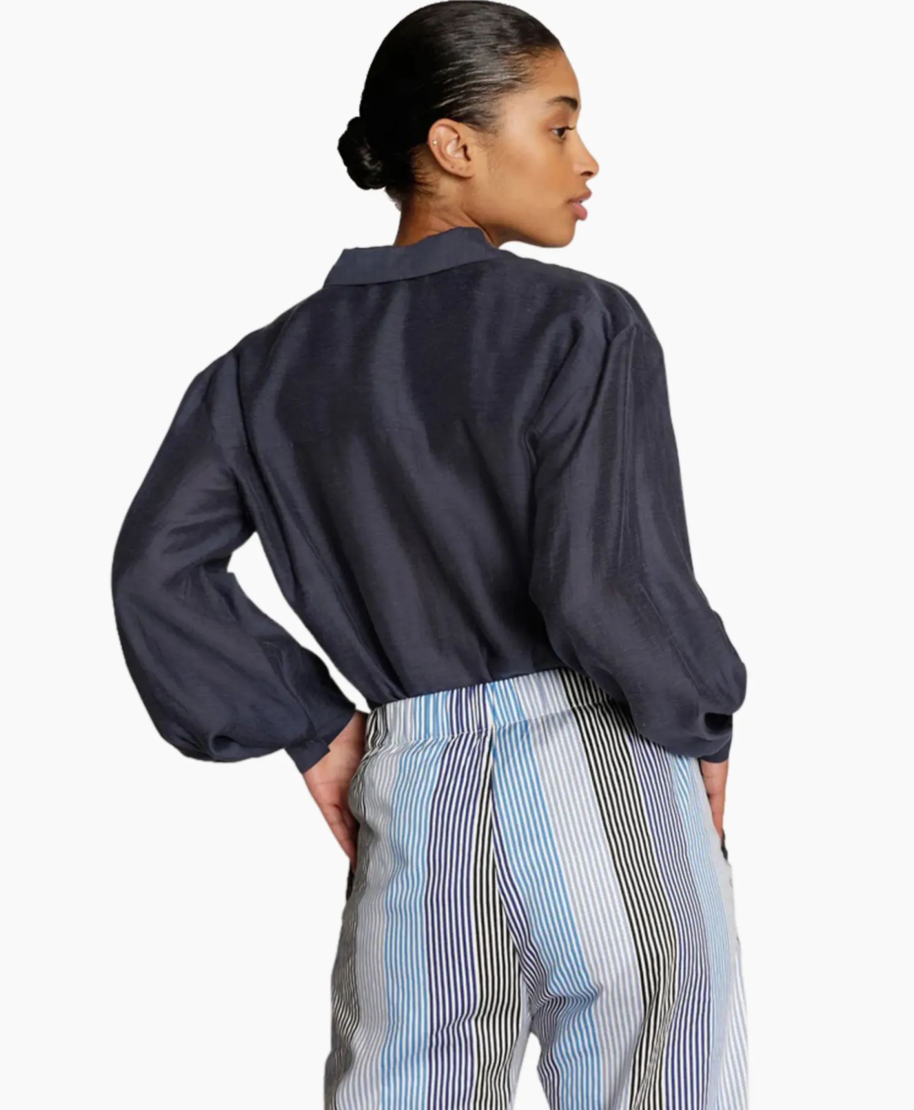 Blouse Mavender Donker Blauw^Munthe