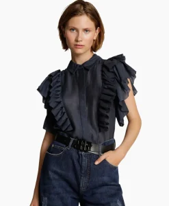 Blouse Must Donker Blauw^Munthe New